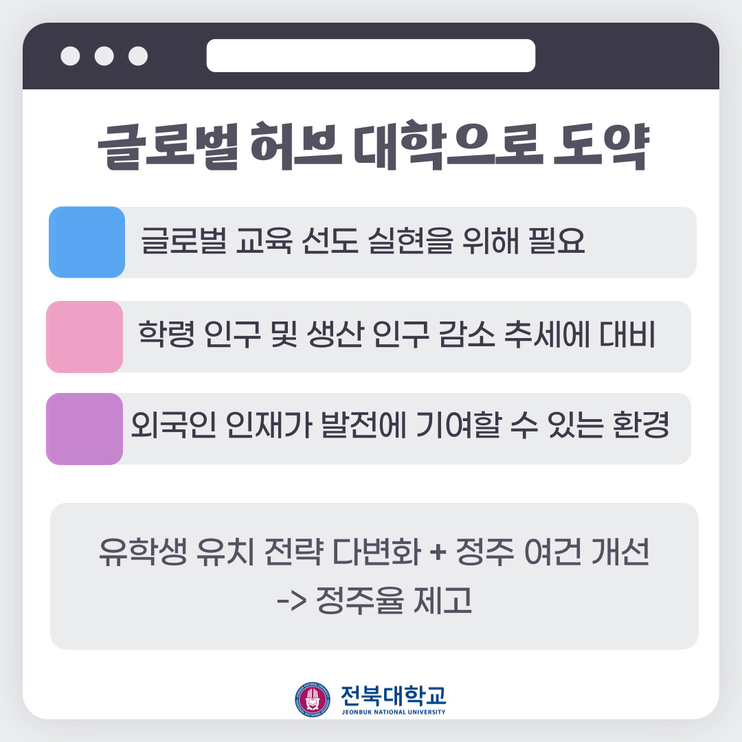 전북대학교, 글로벌 허브 대학으로 도약! 2번째 첨부파일 이미지