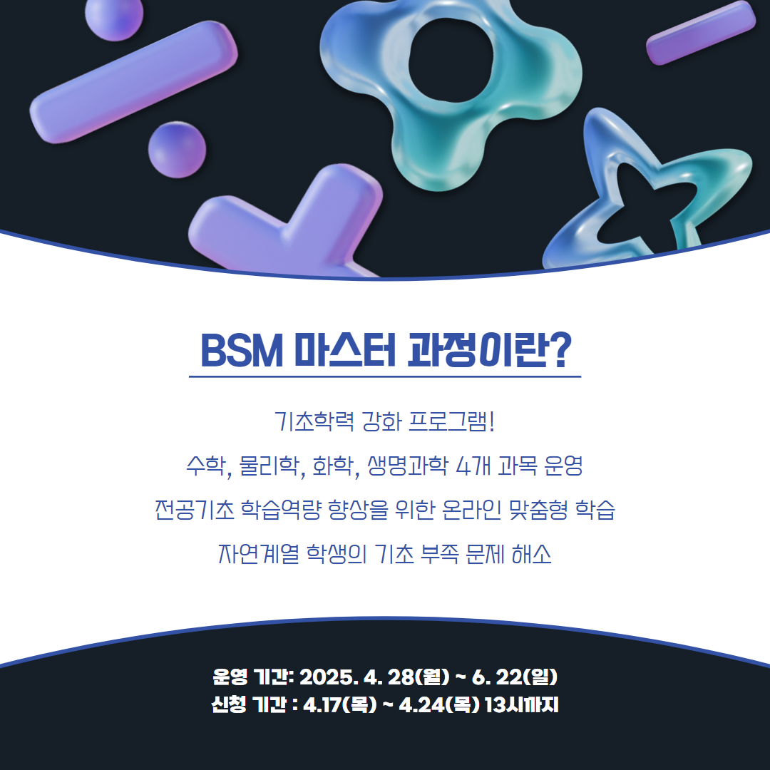 2025 2차 BSM 마스터 과정 안내 카드뉴스 2번째 첨부파일 이미지
