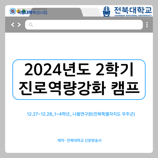전문강사와 함께하는 진로역량강화 캠프 대표이미지