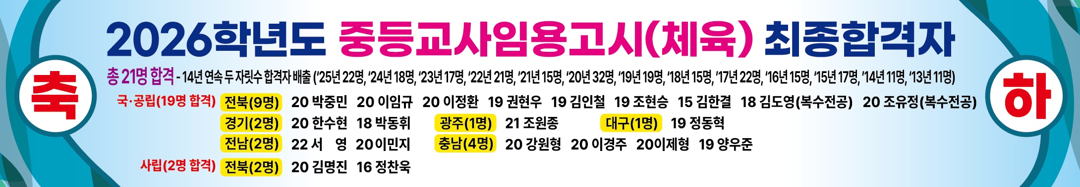 합격자 현수막