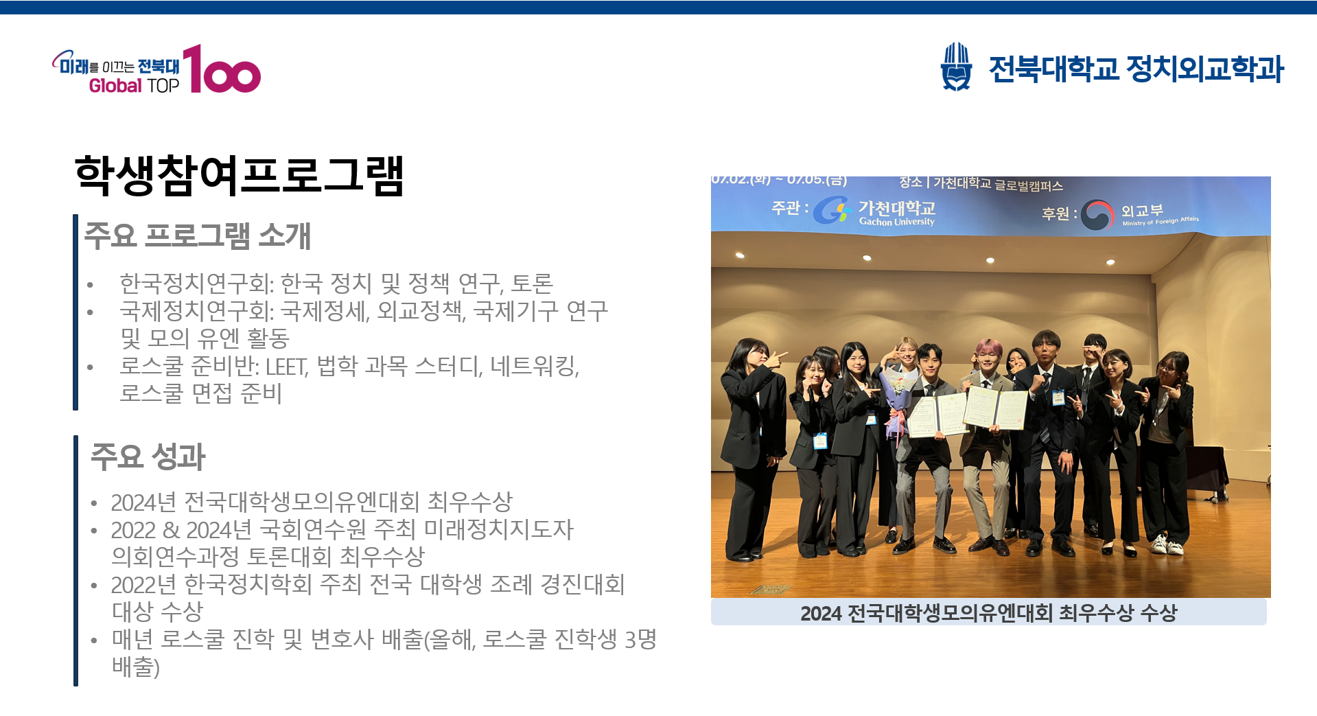 Student Participation Program